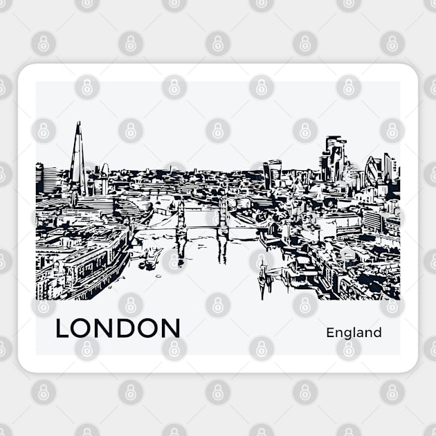 London England Magnet by Lakeric